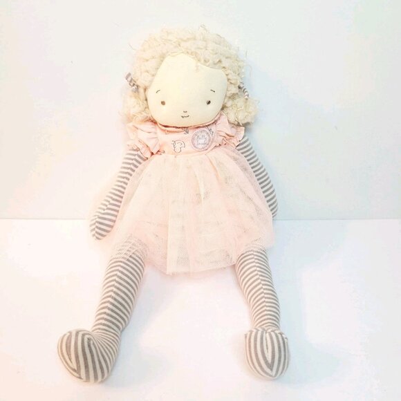 Bunnies By The Bay Elsie A Pretty Girl Is Pretty Inside Plush Doll Pink Tutu - Picture 1 of 6